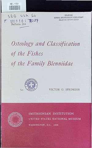 Bild des Verkufers fr Osteology and Classification of the Fishes of the Family Blenniidae. Bulletin 284 zum Verkauf von Antiquariat Bookfarm