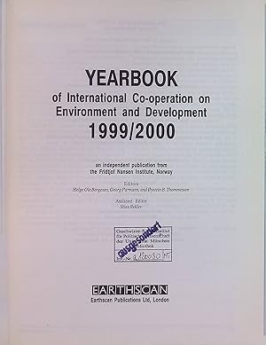 Bild des Verkufers fr Yearbook of International Cooperation on Environmental Development 1999/2000 zum Verkauf von books4less (Versandantiquariat Petra Gros GmbH & Co. KG)