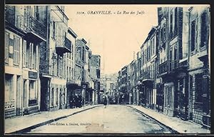 Carte postale Granville, La Rue des Juifs