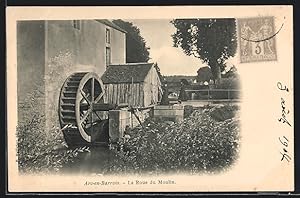 Carte postale Arc-en-Barrois, La Roue du Moulin