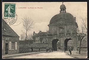 Carte postale Langres, La Porte des Moulins