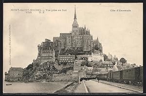 Carte postale Le Mont-St-Michel, Vue prise au Sud