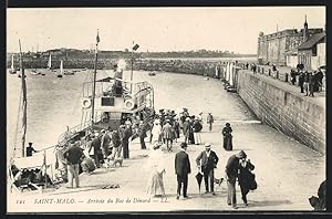 Carte postale Saint-Malo, Arrivee du Bac de Dinard