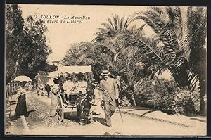 Carte postale Toulon, le mourillon, boulevard du Littoral