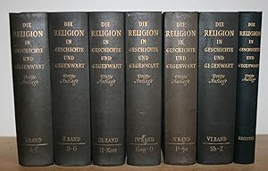 7 Bücher: Die Religion in Geschichte und Gegenwart (RGG). Band I - VI + Register. Handwörterbuch ...