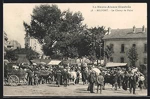 Carte postale Belfort, Le Champ de Foire