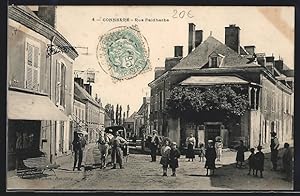 Carte postale Connerré, Rue Faidherbe