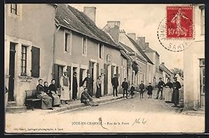 Carte postale Joué-en-Charnie, Rue de la Poste