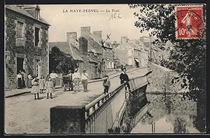 Carte postale La Haye-Pesnel, Le Pont