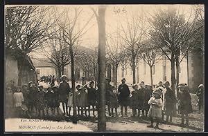 Carte postale Mugron, Les Écoles