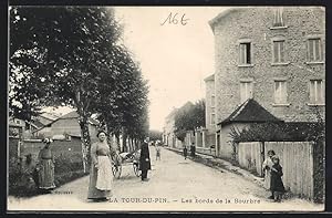 Carte postale La Tour-du-Pin, Les bords de la Bourbre