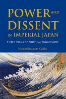 Seller image for Power and Dissent in Imperial Japan for sale by moluna