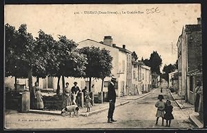 Carte postale Usseau, La Grande-Rue
