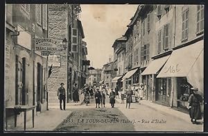 Carte postale La Tour-du-Pin, Rue d`Italie