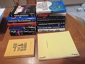 Seller image for 16 Joseph Wambaugh Books, All First Printings Except The Onion Field And The Blue Knight, [All Inscribed Except The Screenplay And The Uncorrected Proof And Hollywood Hills]; Blue Knight, Onion Field, Onion Field Screenplay, Le Mort Et Le Survivant, Lines And Shadows, Echoes In The Darkness, The Choirboys, Patrouilles De Nuit, Black Marble (Uncorrected Proof, Not Inscribed), The Glitter Dome, The Delta Star, The Secrets Of Harry Bright, The Golden Orange, The Blooding, Floaters for sale by Arroyo Seco Books, Pasadena, Member IOBA