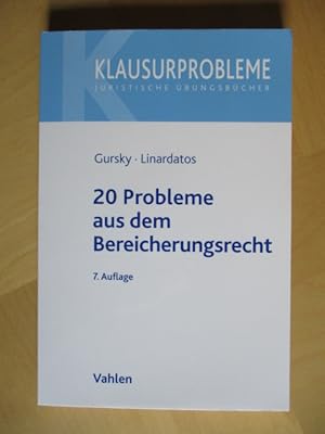 Bild des Verkufers fr 20 Probleme aus dem Bereicherungsrecht zum Verkauf von Brcke Schleswig-Holstein gGmbH