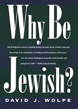 Imagen del vendedor de Why Be Jewish a la venta por WeBuyBooks