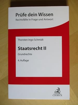 Immagine del venditore per Staatsrecht II - Grundrechte mit Verfassungsprozessrecht. venduto da Brcke Schleswig-Holstein gGmbH