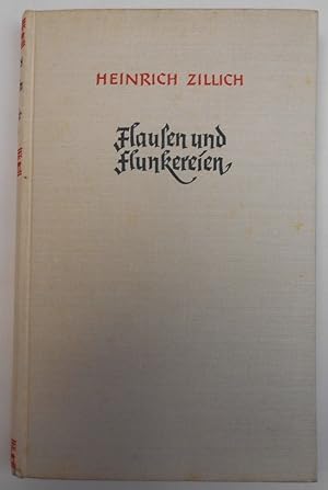 Bild des Verkufers fr Flausen und Flunkereien Lustige Geschichten aus Siebenbürgen zum Verkauf von Antiquariat Machte-Buch