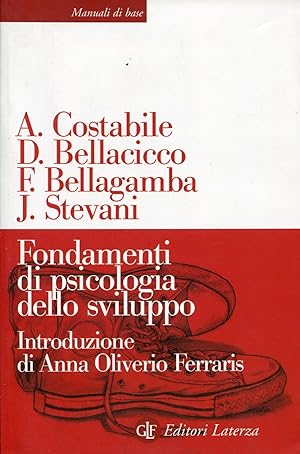 Bild des Verkufers fr Fondamenti di psicologia dello sviluppo zum Verkauf von Studio Bibliografico Marini