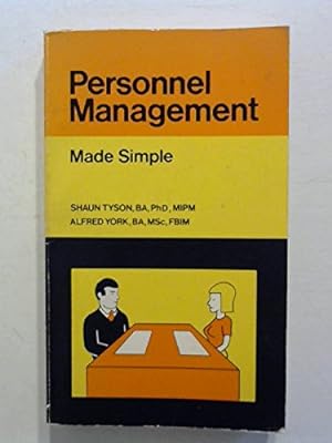 Bild des Verkufers fr Personnel Management (Made Simple Books) zum Verkauf von WeBuyBooks