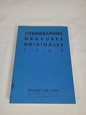 Image du vendeur pour Lithographies, Gravures Originales 1989 mis en vente par Third Person Books