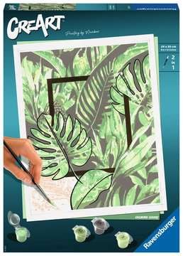 Ravensburger Malen nach Zahlen 20272 - Calming Leaves - ab 12 Jahren