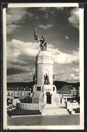 Ansichtskarte Tirnowo, Denkmal 1941