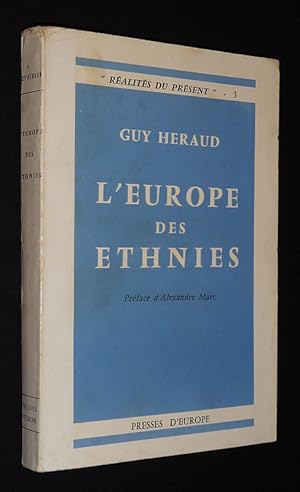 Image du vendeur pour L'Europe des ethnies mis en vente par Abraxas-libris