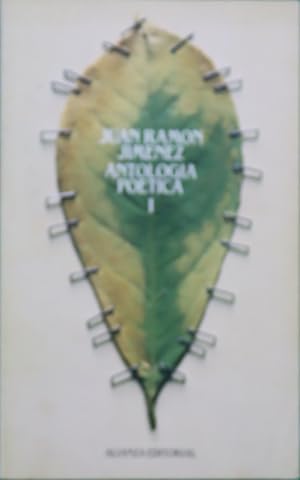 Image du vendeur pour Antologa potica (v. I) mis en vente par Librera Alonso Quijano