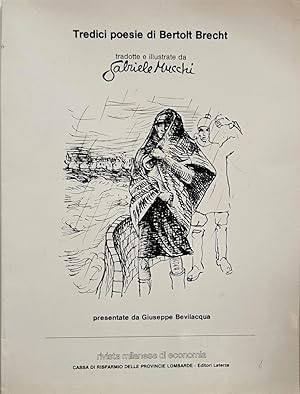 Tredici poesie di Bertolt Brecht tradotte e illustrate da Gabriele Mucchi