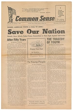 Common Sense, Issue No. 552, January 1, 1970