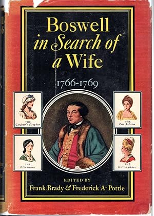 Bild des Verkufers fr Boswell in Search of a Wife, 1776-1769 (Yale Editions of the Private Papers of James Boswell series) zum Verkauf von Dorley House Books, Inc.