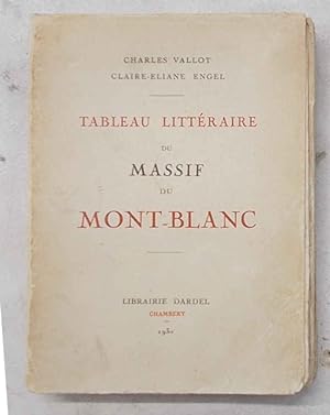 Tableau littéraire du Massif du Mont-Blanc.