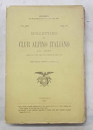 Bollettino del Club Alpino Italiano. N. 63. Anno 1897.