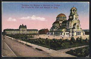 Ansichtskarte Sofia, Kirche St. Ciril und Metodi