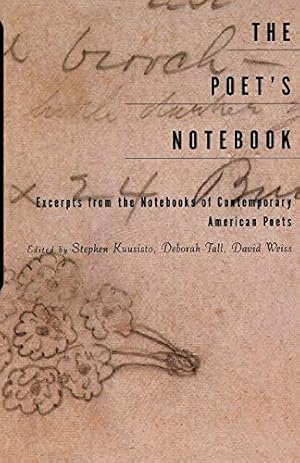 Seller image for The Poet's Notebook: Excerpts from the Notebooks of 26 American Poets for sale by WeBuyBooks 2
