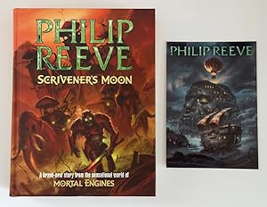 Rare Signed and Illustrated - Scriveners Moon Third in the Mortal Engine Prequel Series. With Ser...