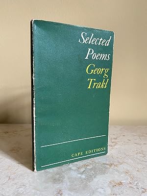 Imagen del vendedor de Selected Poems | Cape Editions No. 23 a la venta por Little Stour Books PBFA Member