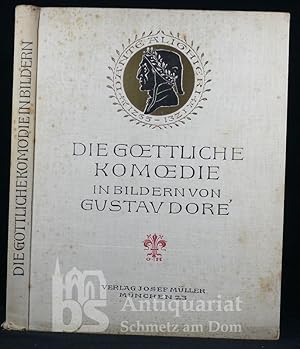 Bild des Verkufers fr Gttliche Komdie in Bildern von Gustav Dor. Mit Frontispiz und 135 Tafeln. zum Verkauf von Antiquariat Schmetz am Dom