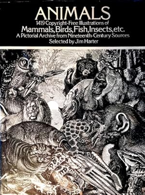 Immagine del venditore per Animals: 1419 Copyright-Free Illustrations of Mammals, Birds, Fish, Insects, etc.: A Pictorial Archive from Nineteenth-Century Sources venduto da LEFT COAST BOOKS