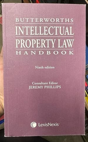 Bild des Verkufers fr Butterworths Intellectual Property Law HandBook 9th Edition zum Verkauf von LawBooksellers