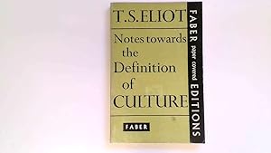 Seller image for Notes towards the Definition of CULTURE. for sale by Goldstone Rare Books