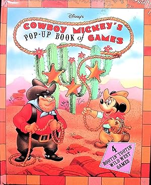 Bild des Verkufers fr Disney's Cowboy Mickey's Pop-Up Book of Games: 4 Rootin' Tootin' Wild West Games (New) zum Verkauf von Liberty Book Store ABAA FABA IOBA