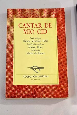 Seller image for Cantar de mo Cid for sale by Alcan Libros