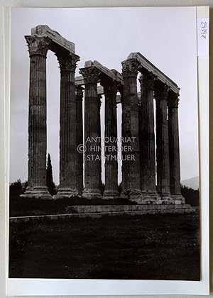 Bild des Verkufers fr Athen. Olympieion. zum Verkauf von Antiquariat hinter der Stadtmauer