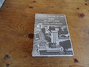 Nouvelle Histoire De Paris PARIS De 1914 à 1940