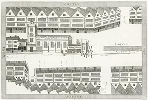 Image du vendeur pour Map of Cheapside, as it Appeared in the Year 1585 mis en vente par Rob Zanger Rare Books LLC
