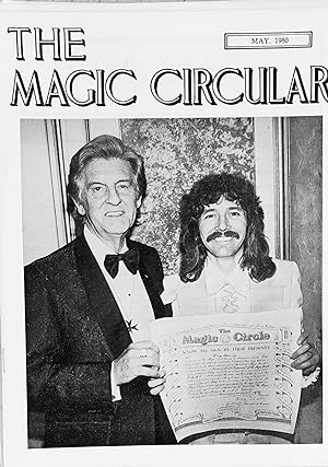 Bild des Verkufers fr The Magic Circular May 1980 (Billy McComb and Doug Henning on cover) / Alan Snowden"Backstage" / Edwin A Dawes "A Rich Cabinet of Magical Curiosities No.66 Charles Lang Neil" / S H Sharpe "Through Magic-Coloured Spectacles" / Peter D Blanchard "'Magicians at Westminster'" / G E Arrowsmith "Out-of-the-Ordinary?" / Robert Freeman "The Human Seal and Billy Damon? Illusionists?" / Jack F Sellinger "The Card Magic of Major Davis - Aces to Aces" / Kevin Davie "On Tour with Lee Sugg, The Ventriloquist, 1799" / Henrique "Mutterings" zum Verkauf von Shore Books