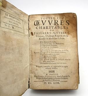 Toutes les oeuvres charitables de Philbert Guybert